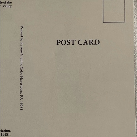 Valley Forge Framed Reenactment Vintage Postcard (1983) - Picture 8 of 10